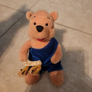 Disney Store LIBRA Winnie The Pooh Small Beanbag Plush 8" (Z)